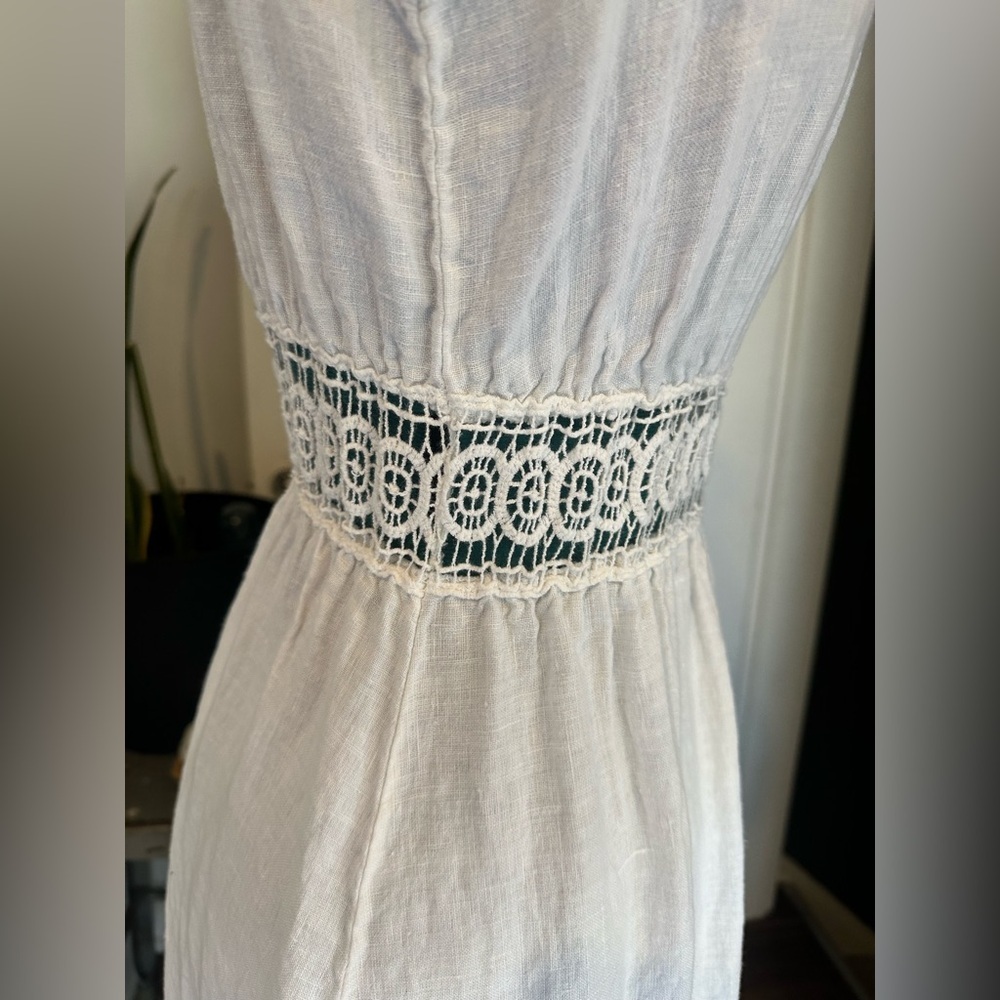 italian Terzo Millennio Linen Dress - Picture 5 of 8